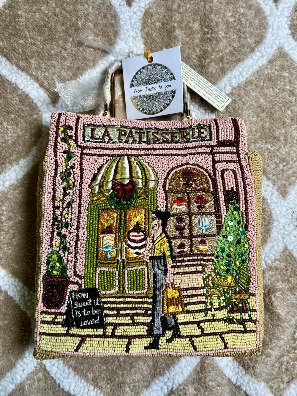 Viral TJ MAXX French La Patisserie Beaded Handbag Purse